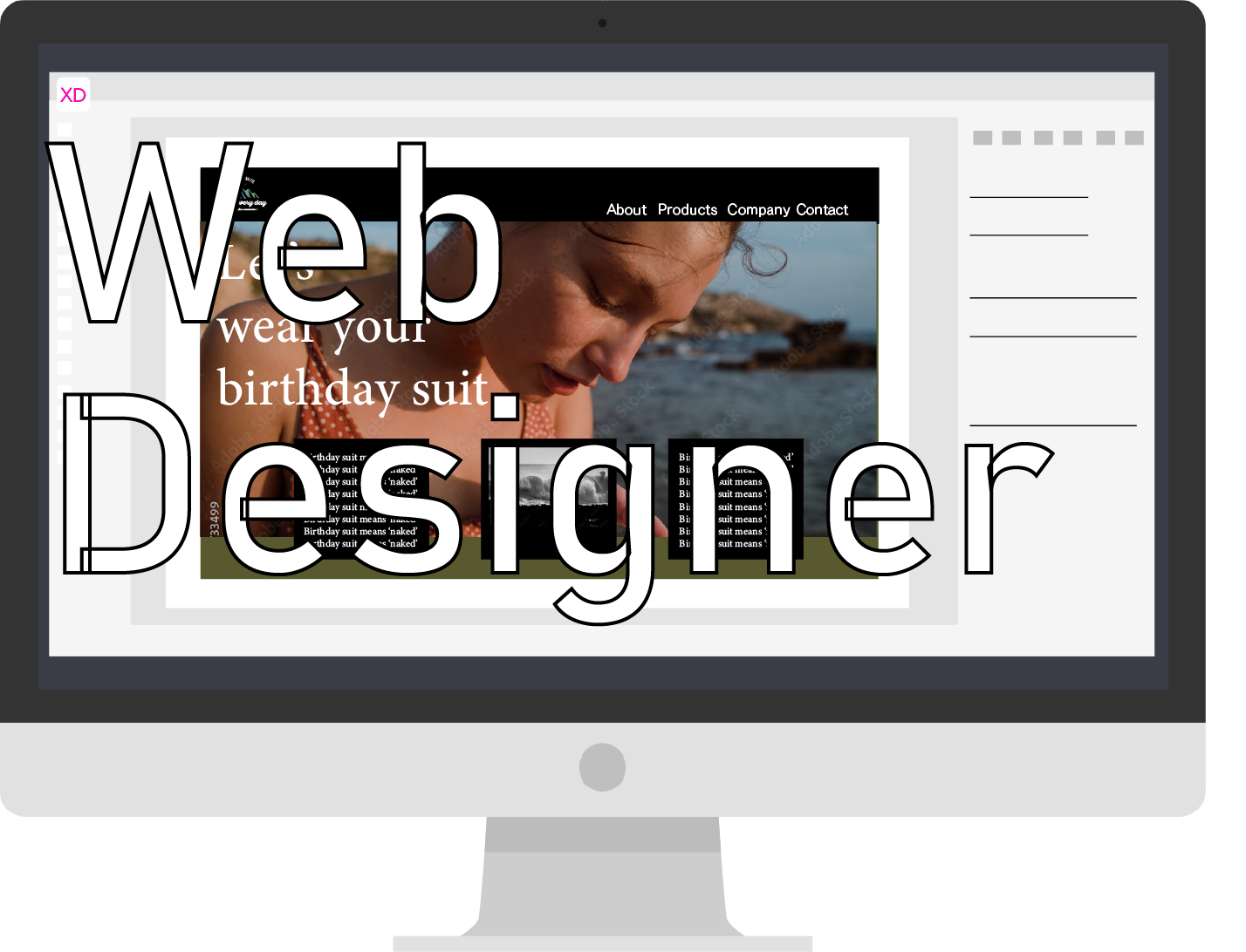 Webデザイナーのイメージ